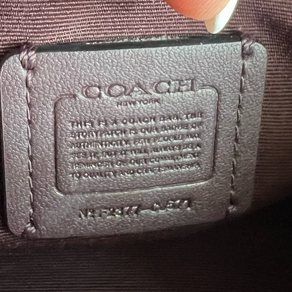 Coach Black Pebbled Lacey Barrel Bag - Picture 5 of 6
